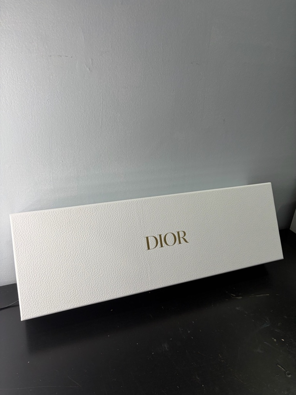 Dior White Box with Gold DIOR Logo